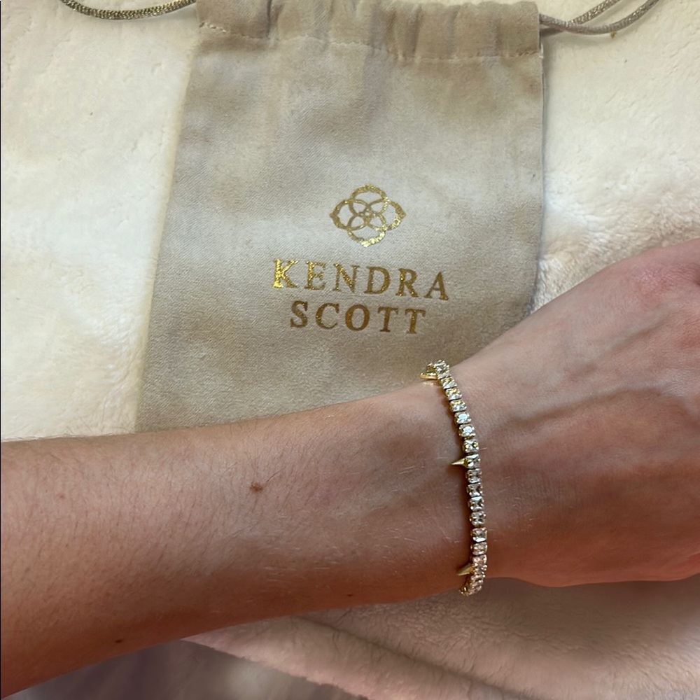 Kendra Scott gold Tennis bracelet